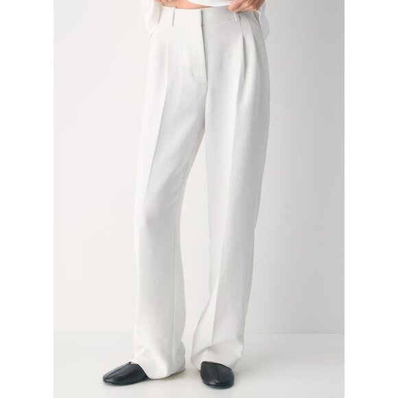 ARITZIA Women's The Effortless Pant Size 8 In Light Birch - Picture 2 of 9